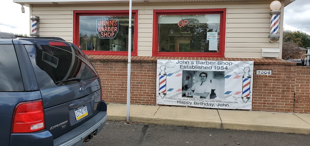 Johns Barber Shop | 1664 Street Rd, Bensalem, PA 19020 | Phone: (215) 639-1149