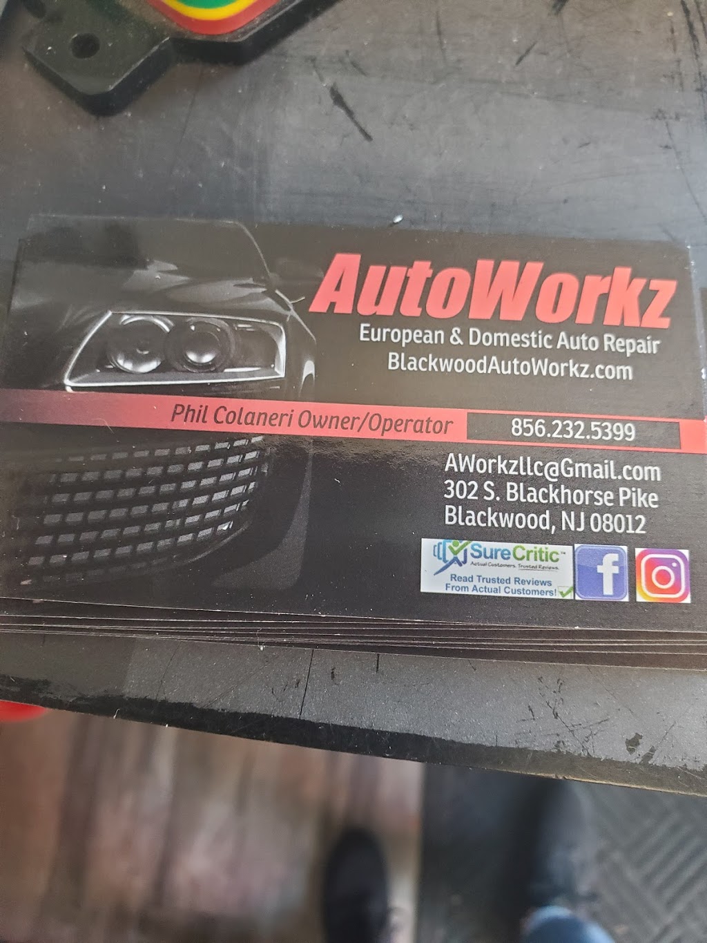 AUTOWORKZ EUROPEAN & DOMESTIC | 700 Woodbury Glassboro Rd, Sewell, NJ 08080 | Phone: (856) 232-5399