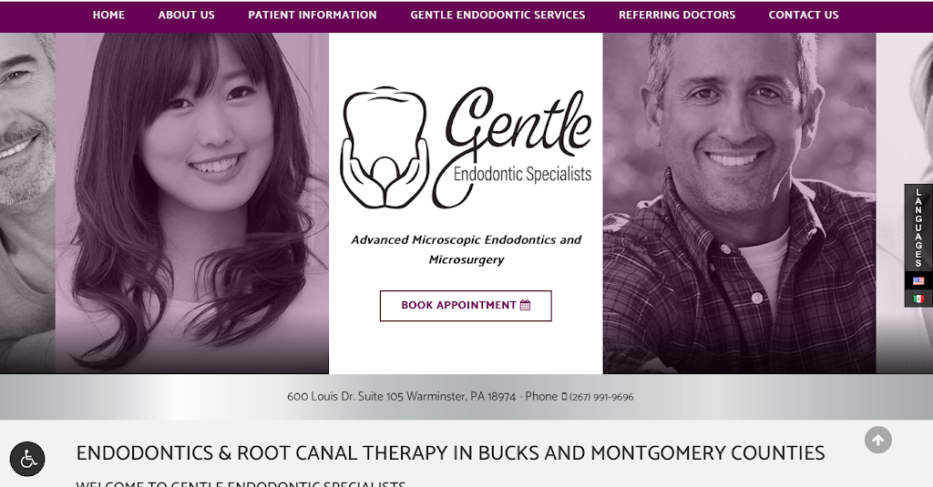 Gentle Endodontic Specialists | 600 Louis Dr suit 105, Warminster, PA 18974 | Phone: (267) 991-9696