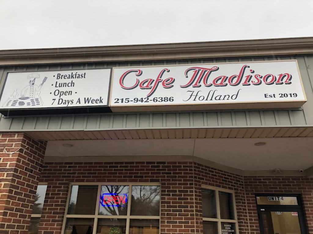 Café Madison Holland | 295 Buck Rd #4, Holland, PA 18966 | Phone: (215) 942-6386