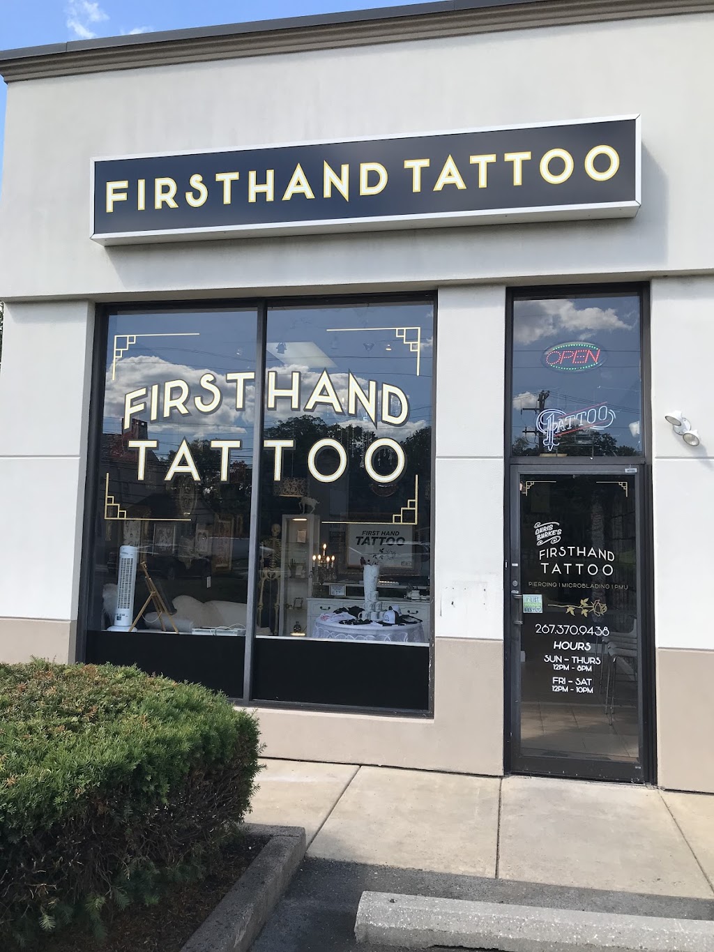 First Hand Tattoo | 315 E Street Rd, Warminster, PA 18974 | Phone: (267) 370-9438