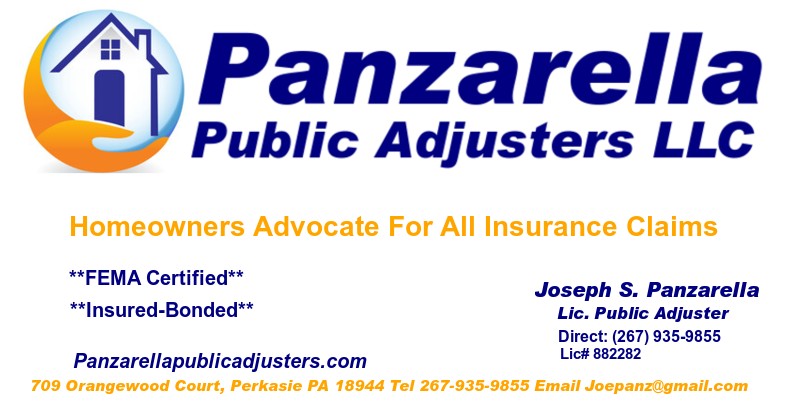 Panzarella Public Adjusters LLC | 709 Orangewood Ct, Perkasie, PA 18944 | Phone: (267) 935-9855