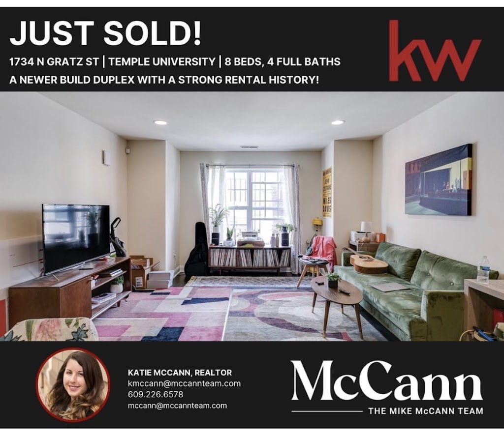 Katie McCann, with The Mike McCann Team | 728 S Broad St #3, Philadelphia, PA 19146 | Phone: (609) 226-6578