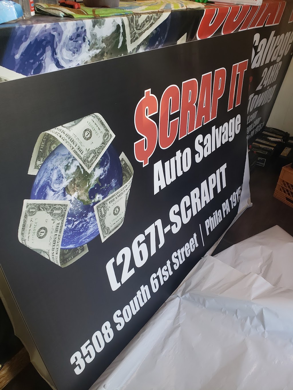 Scrap It Auto Salvage | 3508 S 61st St, Philadelphia, PA 19153 | Phone: (215) 694-3636