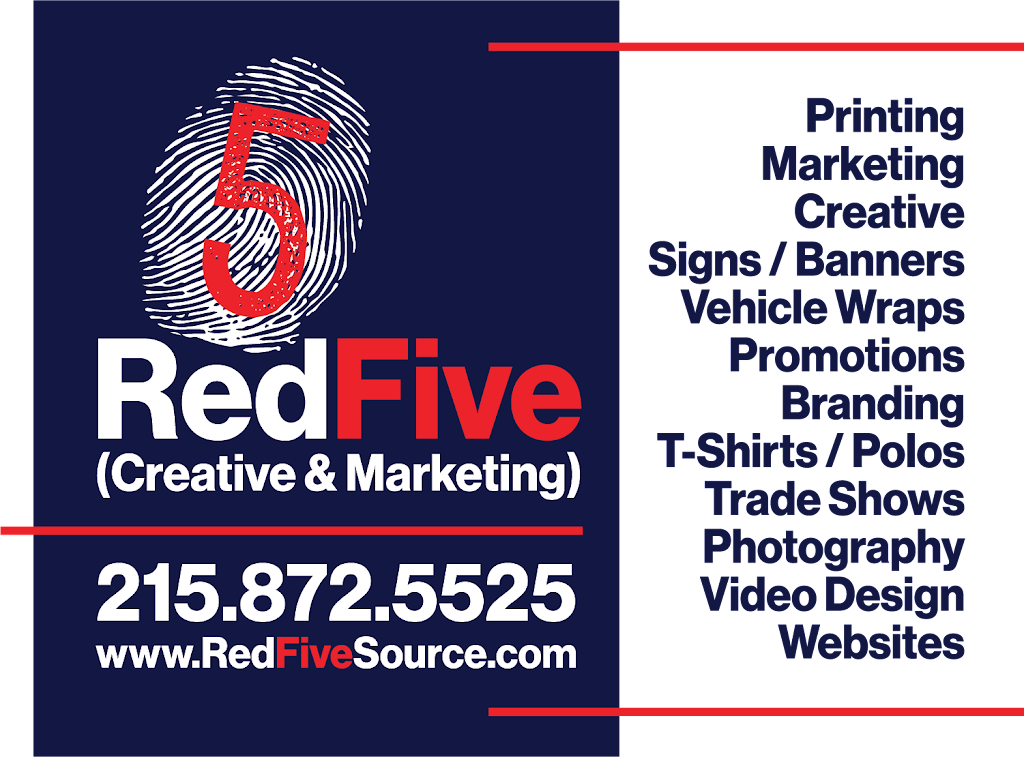 RedFive Creative & Marketing (Printing & Promotional) | 651 Freedom Way, Harleysville, PA 19438 | Phone: (215) 872-5525