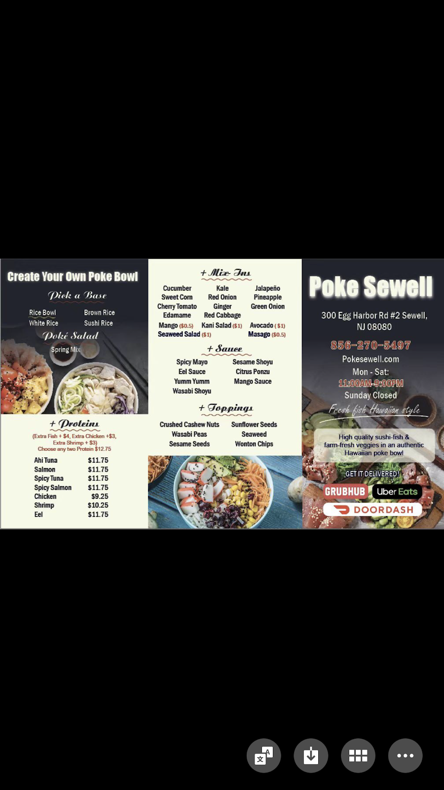 Poke Sewell | 300 Egg Harbor Rd #2, Sewell, NJ 08080 | Phone: (856) 270-5497