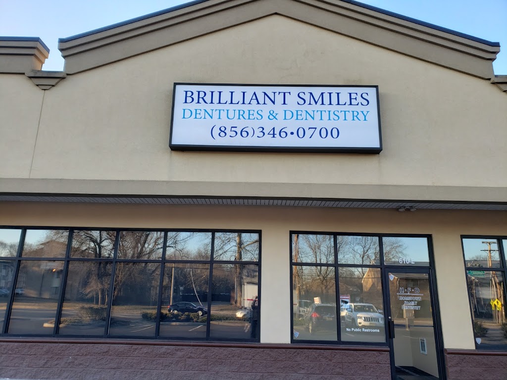 Brilliant Smiles Dentures & Dentistry | 610 Blackwood Clementon Rd, Pine Hill, NJ 08021 | Phone: (856) 346-0700