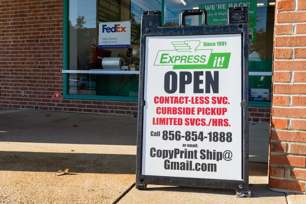 Express It! Digital Print Center | 413 West Crystal Lake Avenue, Suite H Crystal Lake, Shopping Center, Haddonfield, NJ 08033 | Phone: (856) 854-1888