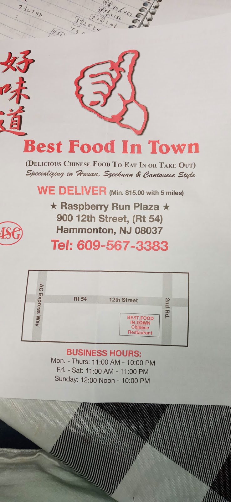 Best Food In Town | 900 12th St Suite # 5, Hammonton, NJ 08037 | Phone: (609) 567-3383