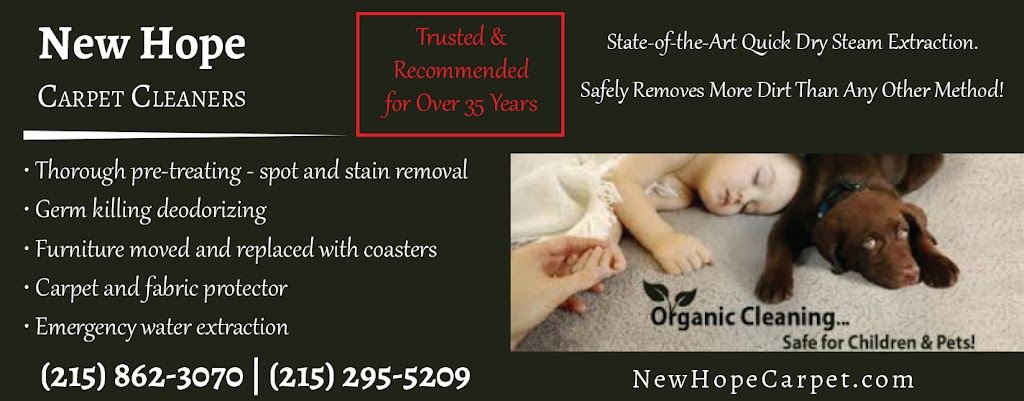 New Hope Carpet Cleaners Inc | 42 Riverhill, New Hope, PA 18938 | Phone: (215) 862-3070