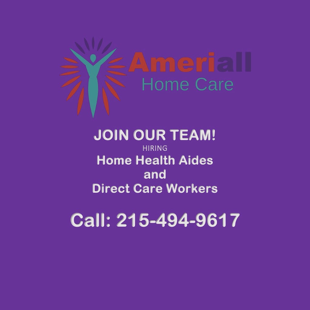 Ameriall Home Care | 209 Bustleton Pike Unit B, Feasterville-Trevose, PA 19053 | Phone: (215) 494-9617
