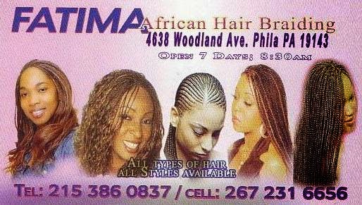 Fatima Hair Braiding | 4638 Woodland Ave, Philadelphia, PA 19143 | Phone: (215) 386-0837