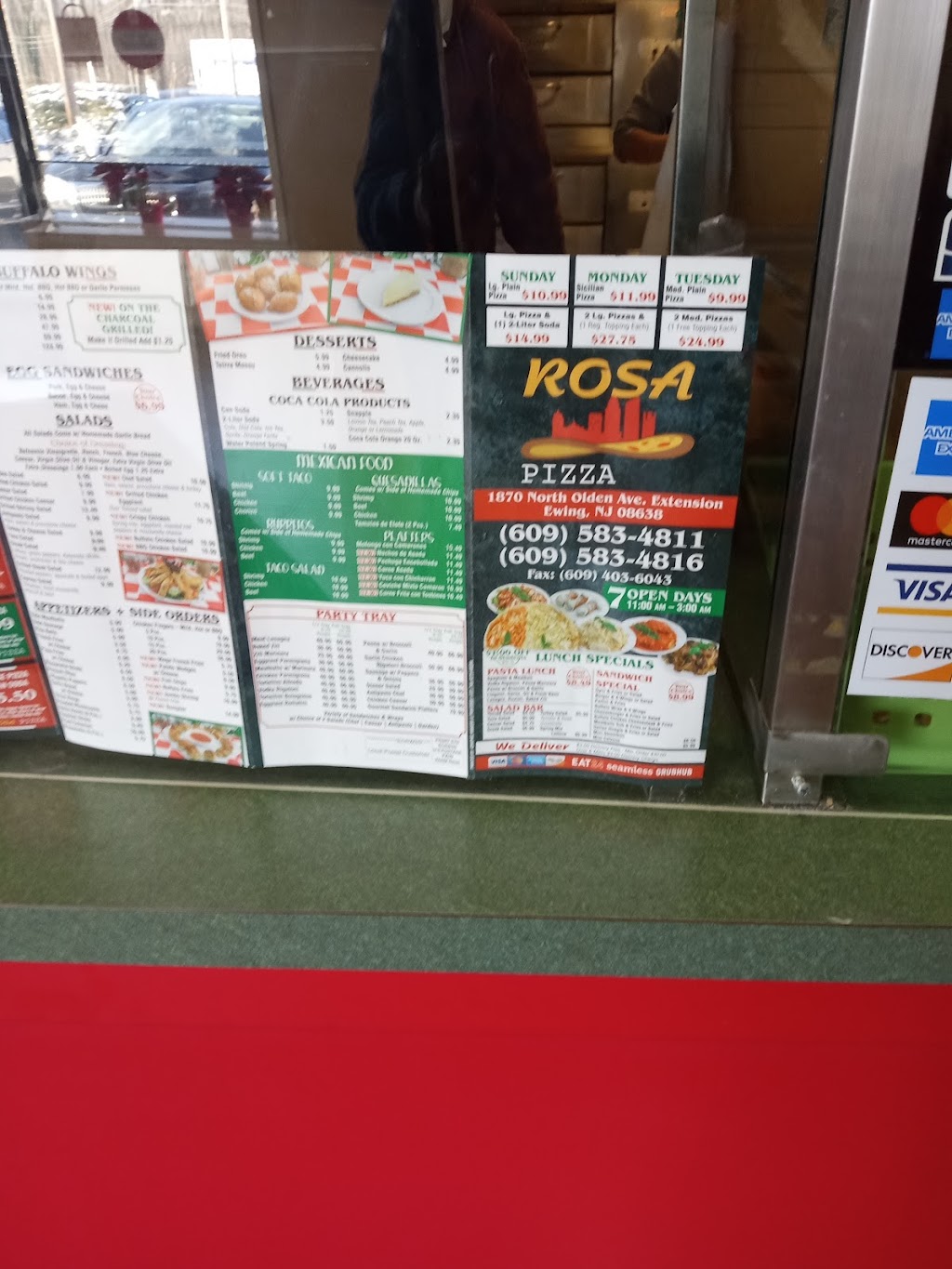 Rosa Pizza | 1870 N Olden Ave, Ewing Township, NJ 08638 | Phone: (609) 583-4811
