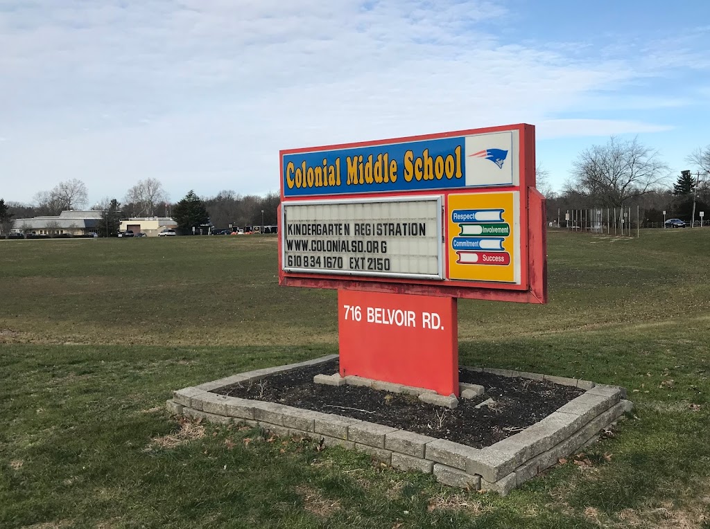 Colonial Middle School | 716 Belvoir Rd, Plymouth Meeting, PA 19462 | Phone: (610) 275-5100