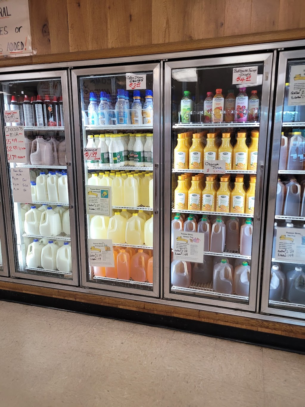 Tanner Brothers Dairy | 1070 Hatboro Rd, Ivyland, PA 18974 | Phone: (215) 357-1716