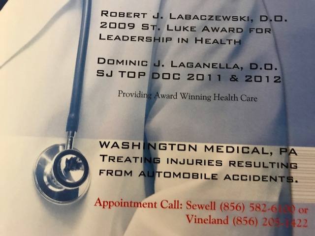 Washington Medical Auto Injury Specialist | 100 Heritage Valley Dr STE 2, Sewell, NJ 08080 | Phone: (856) 582-6100